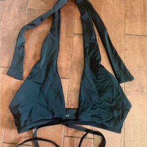 Aerie Black Wrap Around Bikini Top